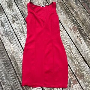 red low cut dress
brand cherry mellow
size small
